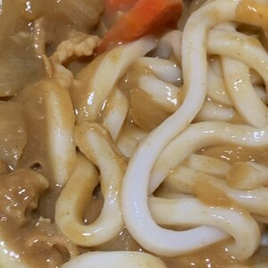 簡単！汁なしカレーうどん！